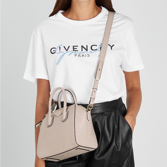 Givenchy antigona small beige croc - Picture 3 of 3